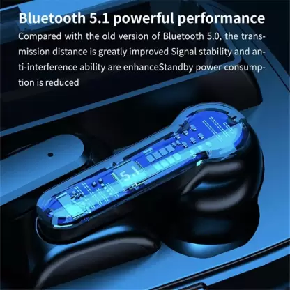 Premium M19 tws bluetooth 5.0 wireless Digital Display 13mm Drivers C2 Bluetooth Headset 